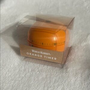 Cost Plus World Market Orange Timer